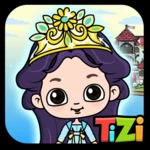 tizi town princess castle game android application logo